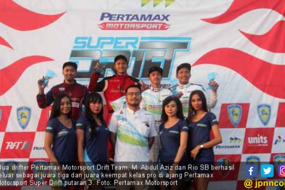 Abdul Aziz Bawa Pertamax Motorsport Drift Team Kunci Podium - JPNN.COM