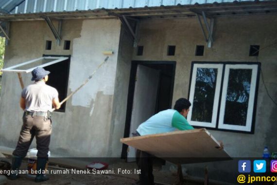 Rumah Dibedah Bintara Polisi, Nenek Sawani Kaget Tak Percaya - JPNN.COM