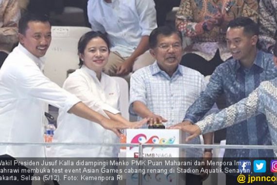 JK Berharap Indonesia Raya Berkumandang 20 Kali di AG 2018 - JPNN.COM