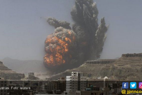 Bom Saudi Akhiri Ketenangan di Ibu Kota Yaman - JPNN.COM