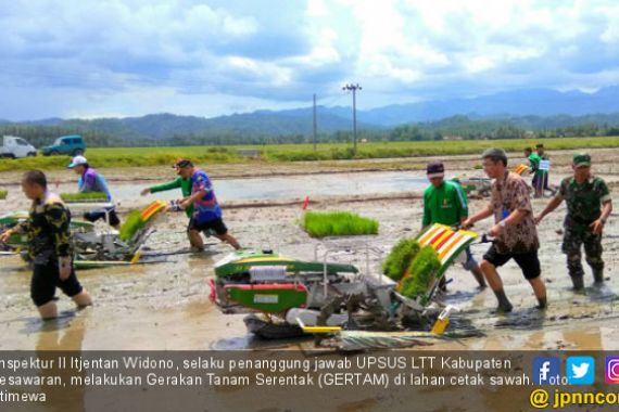 Energi Petani Pesawaran Menuju Lumbung Pangan Dunia 2045 - JPNN.COM