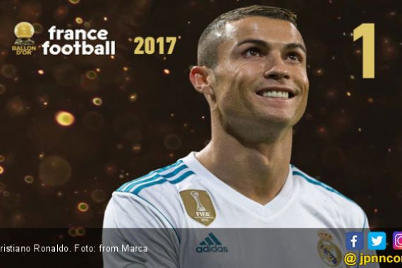 Resmi, Cristiano Ronaldo Raih Ballon d'Or 2017 - JPNN.COM