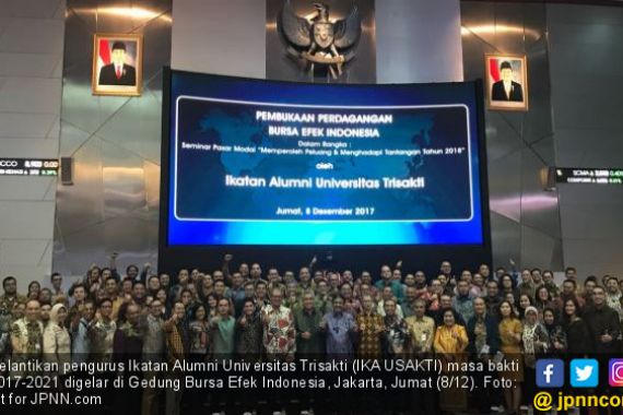 Pengurus IKA USAKTI Dilantik di Gedung Bursa Efek Indonesia - JPNN.COM