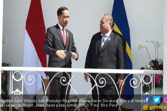 Bertemu Presiden Nauru, Jokowi Bahas Perubahan Iklim - JPNN.COM