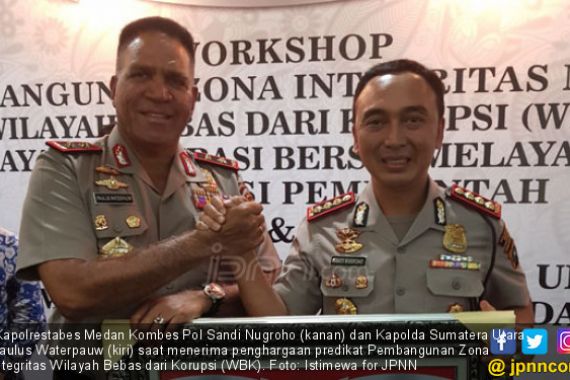 Polrestabes Medan Raih Award Pembangunan Zona Integritas WBK - JPNN.COM