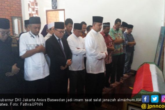 Anies Baswedan Imami Salat Jenazah Terakhir AM Fatwa - JPNN.COM