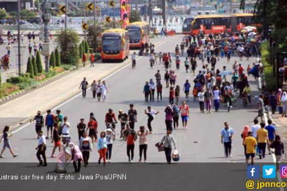 KLHK Akui Manfaat Car Free Day Bagi Kualitas Udara Jakarta - JPNN.COM