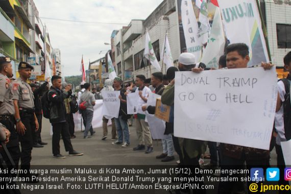 Kecam Trump, Muslim Maluku Juga Turun Jalan - JPNN.COM