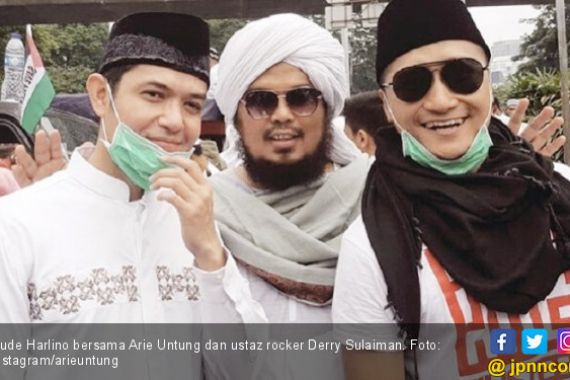 Dude & Arie Untung Turun ke Jalan Dukung Aksi Bela Palestina - JPNN.COM