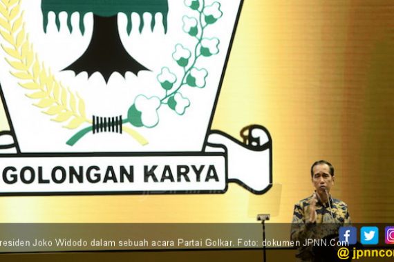 Jokowi: Saingan Berat Golkar hanya PDIP - JPNN.COM