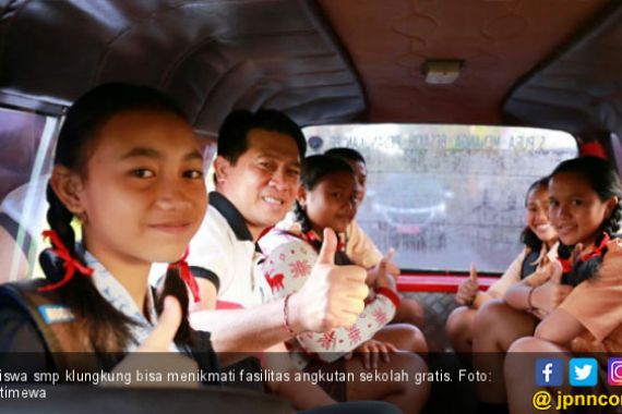 Siswa di Klungkung Difasilitasi Angkutan Gratis - JPNN.COM