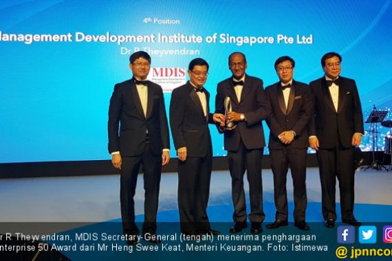 MDIS Dapat Peringkat Keempat Penghargaan Enterprise 50   - JPNN.COM