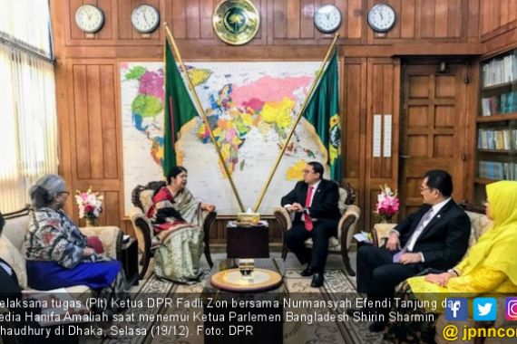 Cari Solusi bagi Rohingya, Fadli Zon Temui DPR Bangladesh - JPNN.COM