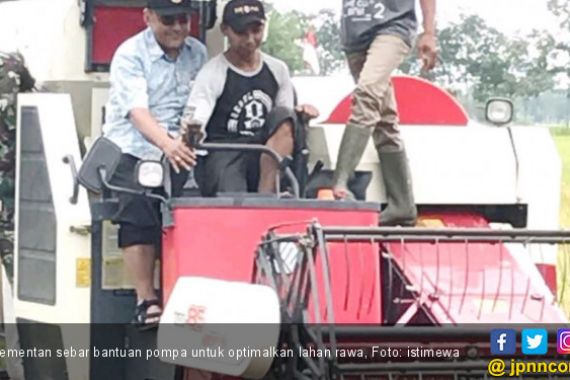 Optimalkan Lahan Rawa, Kementan Sebar Bantuan Pompa - JPNN.COM