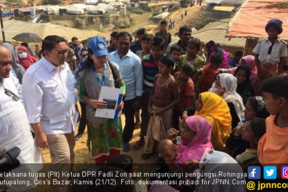 Fadli Zon Blusukan di Kamp Rohingya, Begini Ceritanya - JPNN.COM