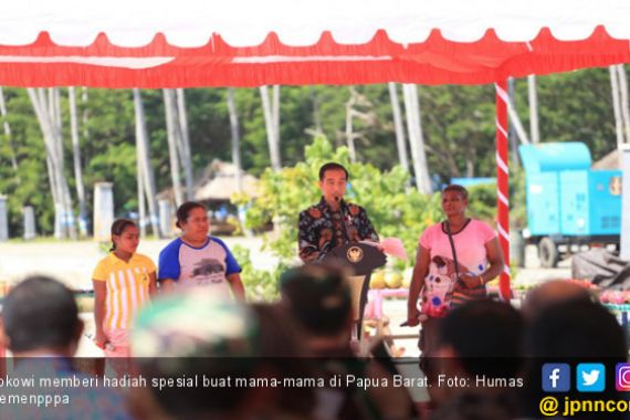 Jokowi Bikin Mama-Mama di Papua Barat Senang - JPNN.COM