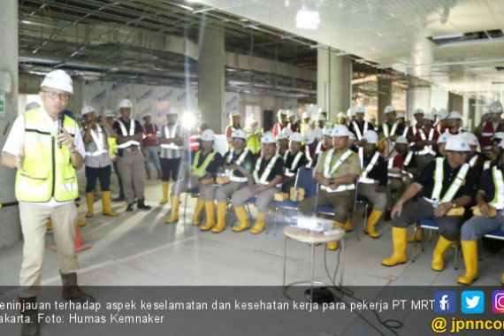Tinjau Proyek MRT, Pemerintah Serius Perhatikan K3 Pekerja - JPNN.COM