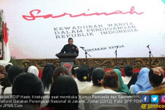 PDIP Peringati Hari Ibu, Hasto Gelorakan Spirit Sarinah - JPNN.COM