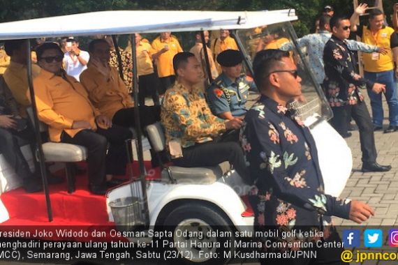 Pak Oso Happy Ultah Hanura Dihadiri Presiden Jokowi - JPNN.COM