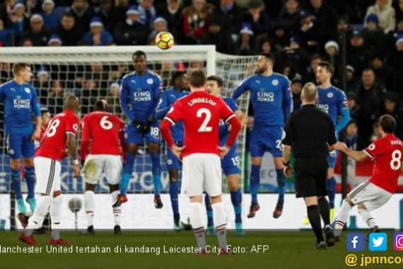 Imbang dengan Leicester, MU Tertinggal 13 Poin dari City - JPNN.COM