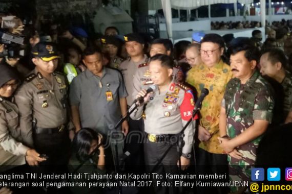 Kapolri dan Panglima Pastikan Perayaan Natal 2017 Aman - JPNN.COM