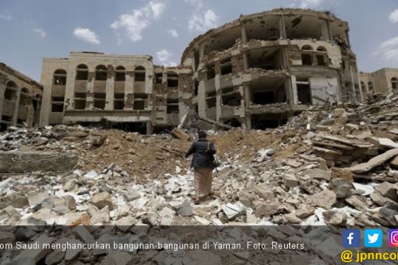 Lebaran Sebentar Lagi, Yaman Kembali Dibombardir Saudi - JPNN.COM
