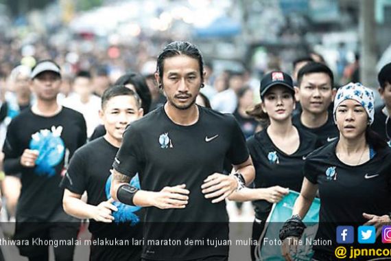 Keren, Rocker Ini Lari Maraton 55 Hari demi Tujuan Mulia - JPNN.COM