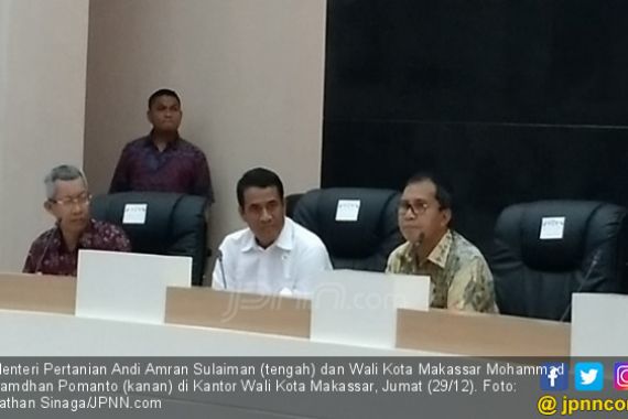 Mentan Amran Sulaiman Sanjung Wali Kota Makassar - JPNN.COM