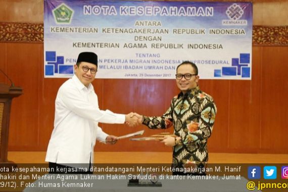 Kemnaker dan Kemenag Sepakati Kerjasama Pengawasan - JPNN.COM