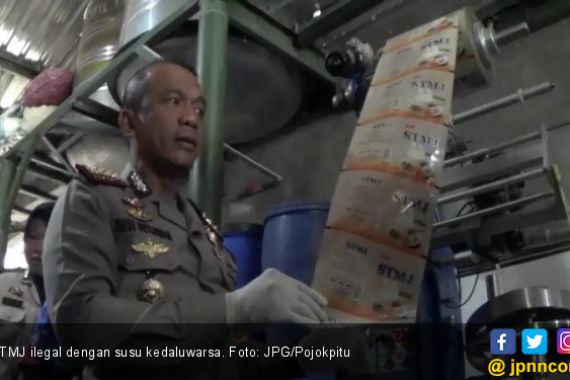 Pabrik Olah Minuman STMJ Instan Pakai Susu Kedaluwarsa - JPNN.COM