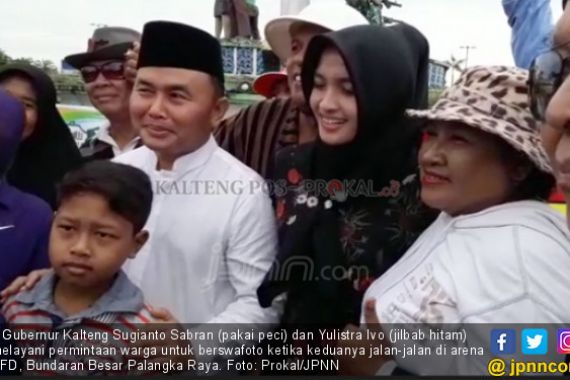 Calon Istri Gubernur Kalteng ke CFD, Senyumnya Manis Banget - JPNN.COM