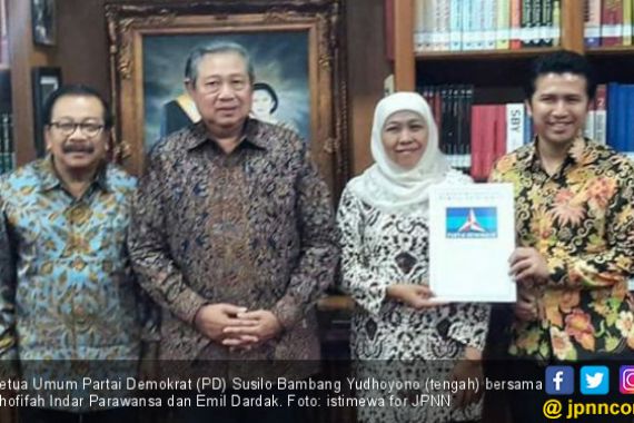 SBY dan AHY Bakal Turun Langsung demi Duet Khofifah-Emil - JPNN.COM
