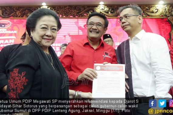 Megawati Duetkan Djarot dengan Putra DL Sitorus - JPNN.COM