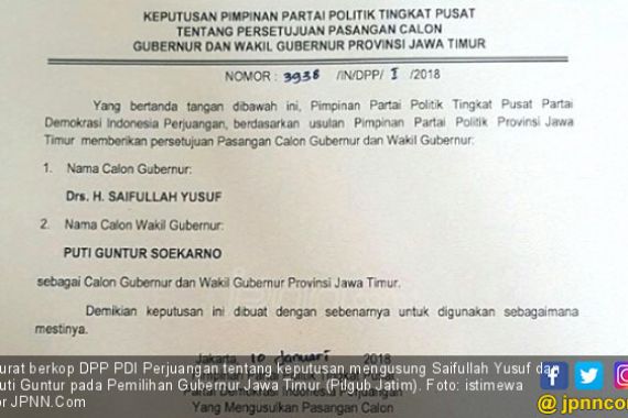 Yakin Puti Guntur Jadi Pendamping Gus Ipul? Ini Kata Hasto - JPNN.COM