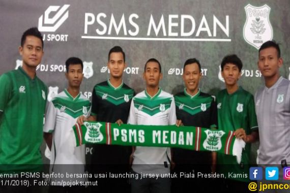 PSMS Medan Resmi Rilis Jersey untuk Piala Presiden 2018 - JPNN.COM