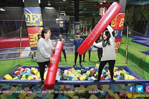 Konsep Gladiator di Arena Trampolin - JPNN.COM