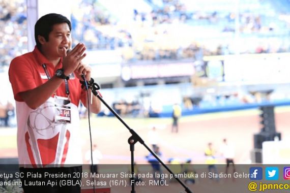 Piala Presiden 2018 Tanpa Duit Negara, Bang Ara Bangga - JPNN.COM