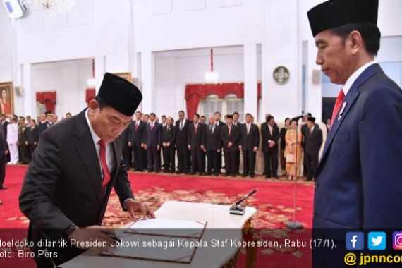 Muncul Slogan Jokomoe demi Dukung Jokowi - Moeldoko - JPNN.COM