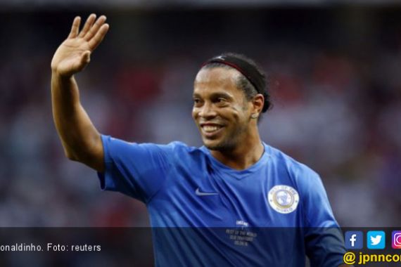 Eks Bintang AC Milan Ronaldinho Ditangkap Polisi di Paraguay - JPNN.COM
