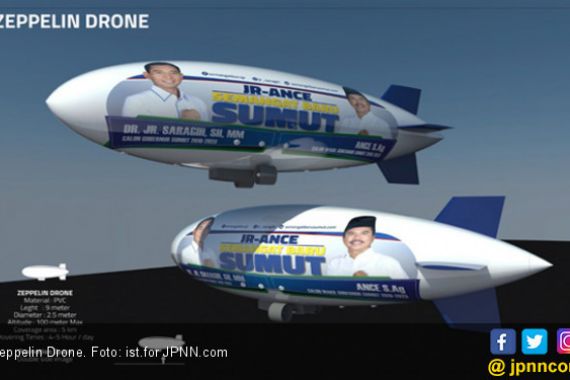 Ongen Kembangkan Zeppelin Drone, Bisa Buat Kampanye Pilkada - JPNN.COM