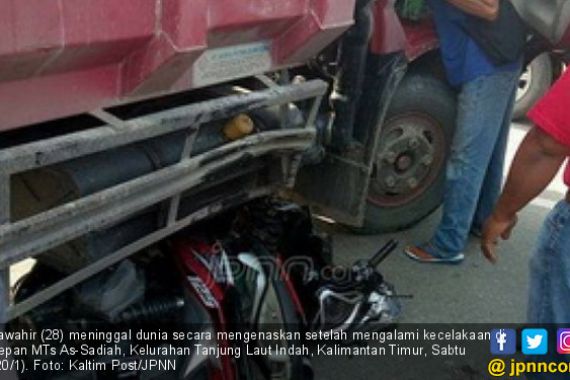 Terseret Truk, Pria 28 Tahun Meninggal Mengenaskan - JPNN.COM