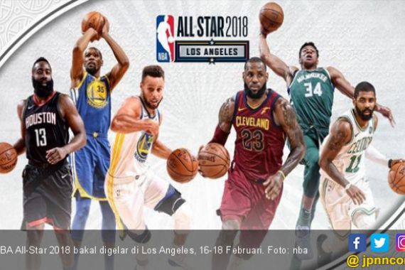 Ini Starting Five NBA All-Star 2018 - JPNN.COM
