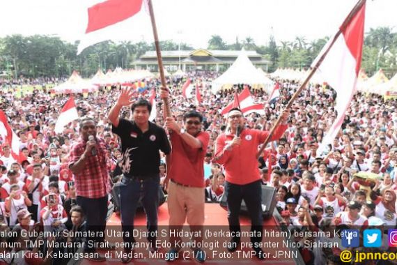 Hadiri Kirab TMP di Medan, Djarot Ajak Warga Jaga Pancasila - JPNN.COM