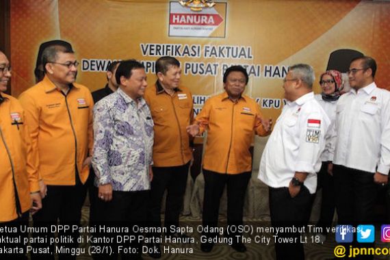 SAH! DPP Partai Hanura Lolos Verifikasi Faktual Pemilu 2019 - JPNN.COM