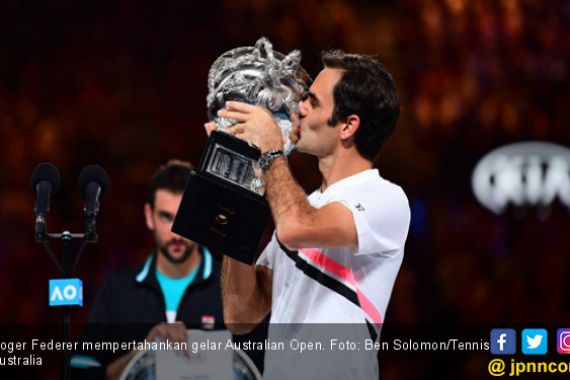 Roger Federer Ukir 20 Grand Slam, 6 di Australian Open - JPNN.COM