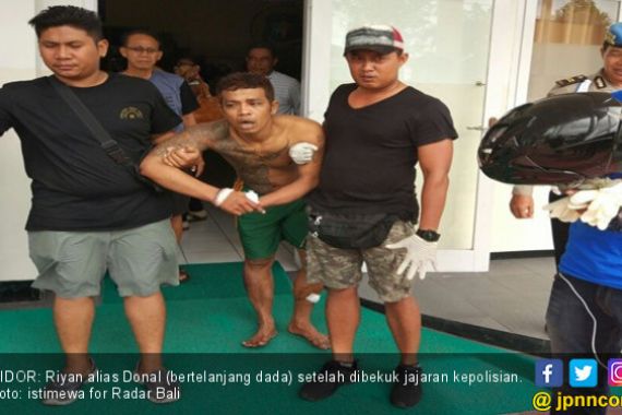 Curi Senpi Polisi, Riyan Dipelor setelah Mencuri - JPNN.COM