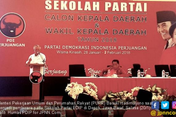 Menteri PUPR Bekali Calon Kada PDIP dengan Jurus Padat Karya - JPNN.COM