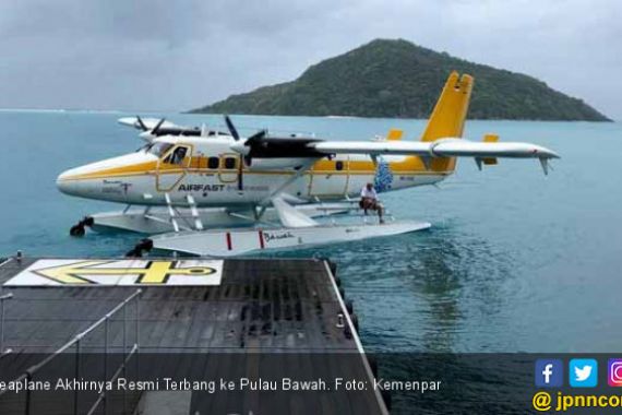 Seaplane Akhirnya Resmi Terbang ke Pulau Bawah - JPNN.COM