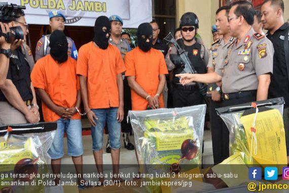 Lagi, Polda Jambi Gagalkan Penyeludupan 3 Kg Sabu-sabu - JPNN.COM