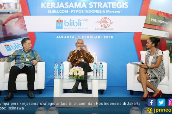 Jangkau Pasar Lebih Luas, Blibli.com Gandeng Pos Indonesia - JPNN.COM
